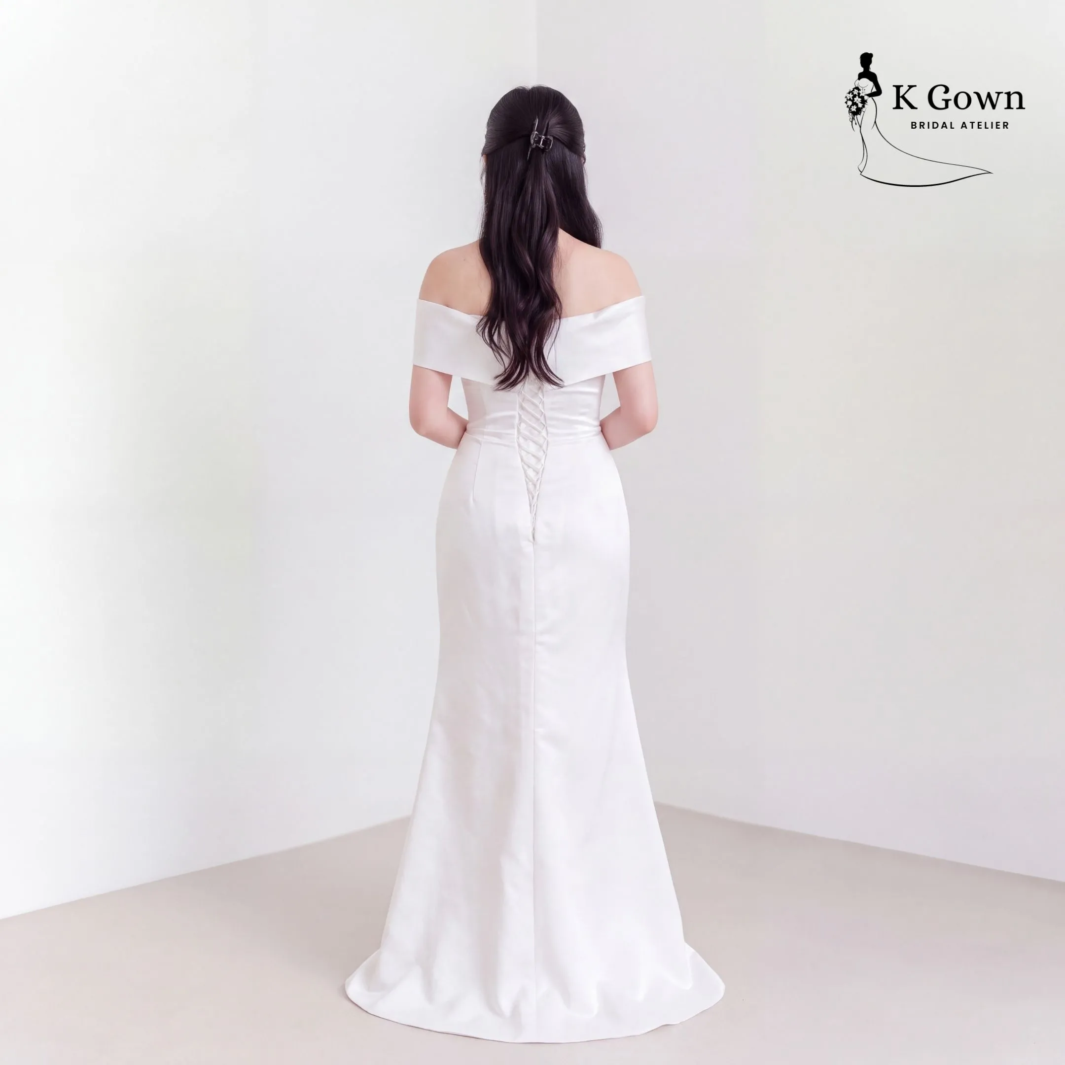 [UK4-10] K GOWN_BRIDAL _SINGAPORE SIGNATURE WEDDING GOWN COLLECTION - ROM DRESS WITHOUT TRAIN