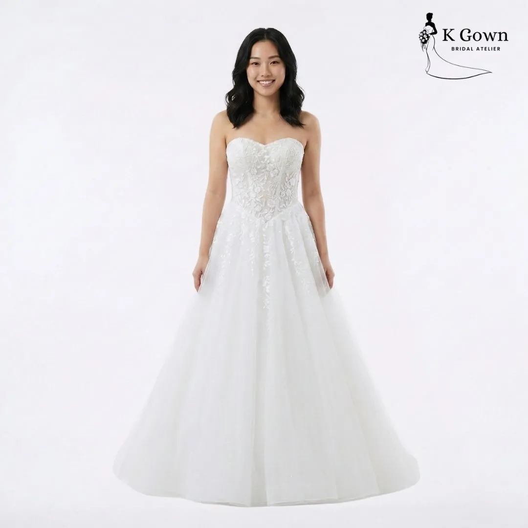  SWEETHEART BASQUE WAIST CORSET GOWN 