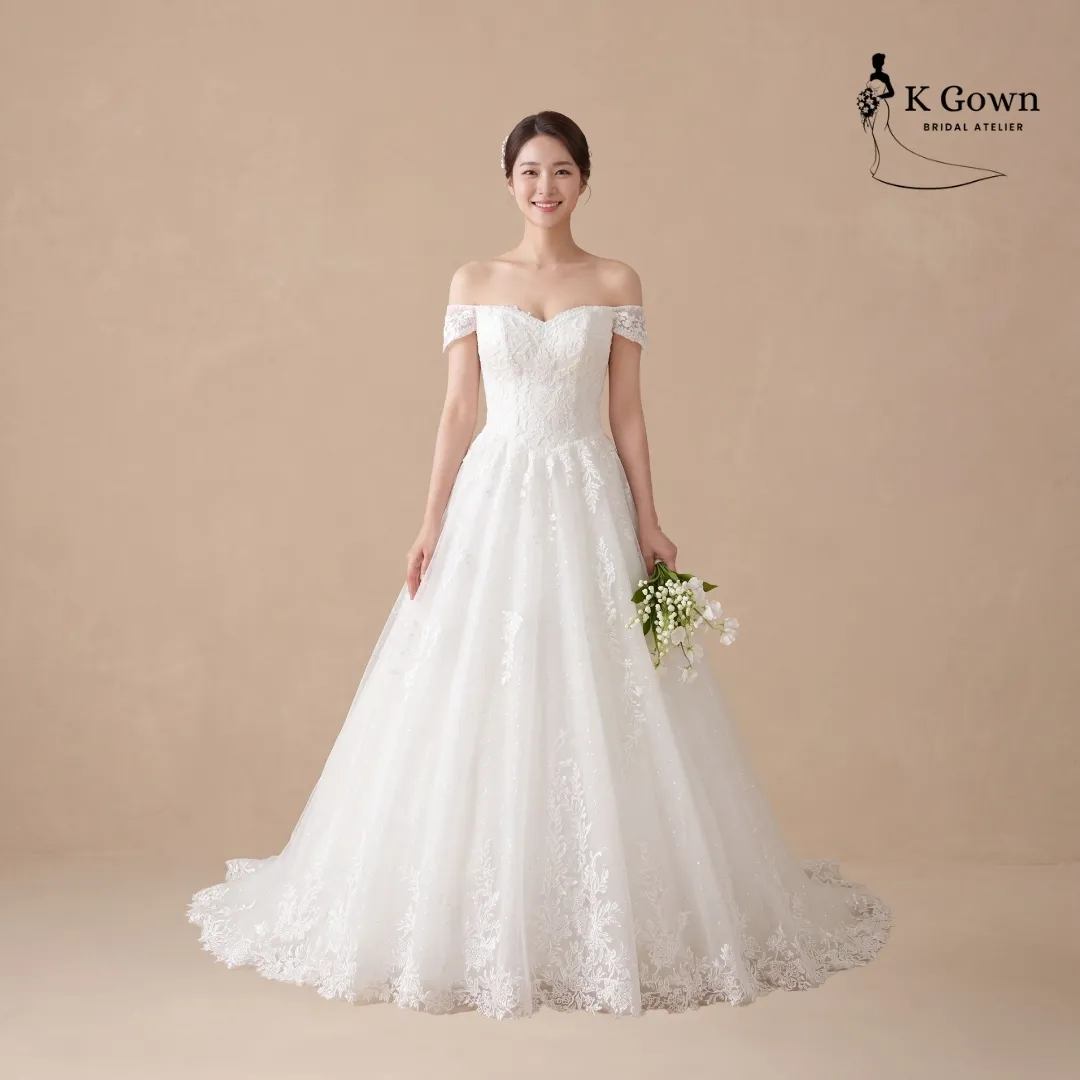 WEDDING GOWN CATALOGUE SINGAPORE 37 SINGAPORE BRIDAL GOWN K-GOWN-BRIDAL-ATELIER-OFF-SHOULDER-SWEETHEART-A-LINE-LACE-GOWN