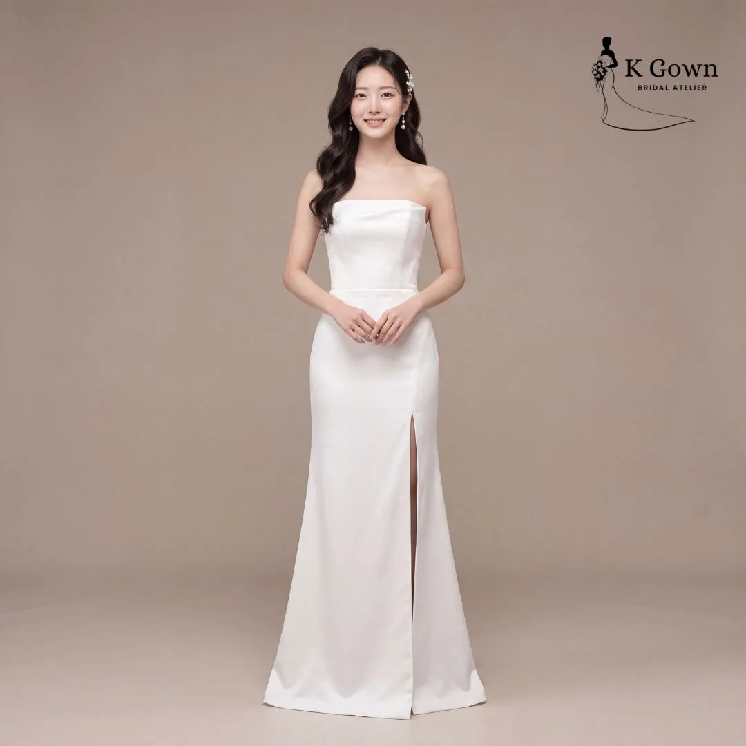 WEDDING GOWN CATALOGUE SINGAPORE 61 SINGAPORE BRIDAL GOWN K-GOWN-BRIDAL-ATELIER-STRAPLESS-SATIN-MERMAID-WEDDING-DRESS-SIDE-SLIT-FRONT