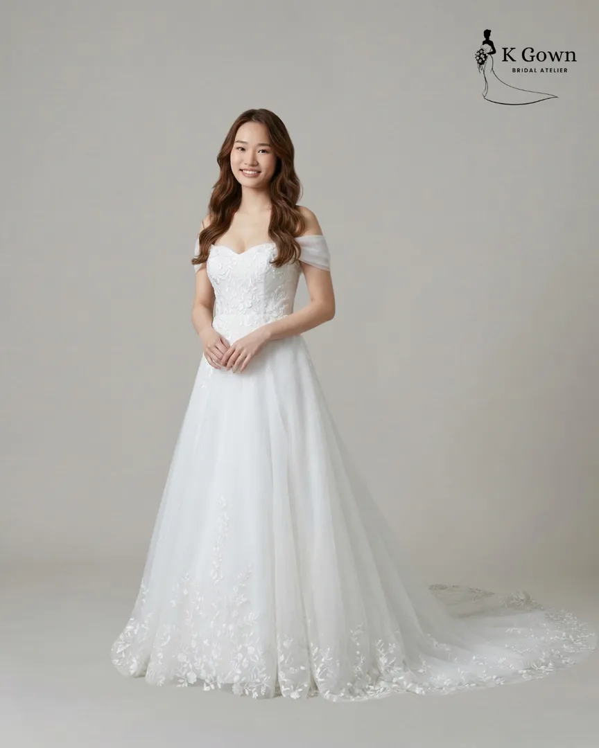 COMPLETE SINGAPORE WEDDING OUTFIT PLANNING GUIDE FOR BRIDES (3-MONTH TIMELINE) 41 SINGAPORE BRIDAL GOWN LACE GOWN REEL RESIZED LOGO - SINGAPORE WEDDING GOWN RENTAL - K GOWN