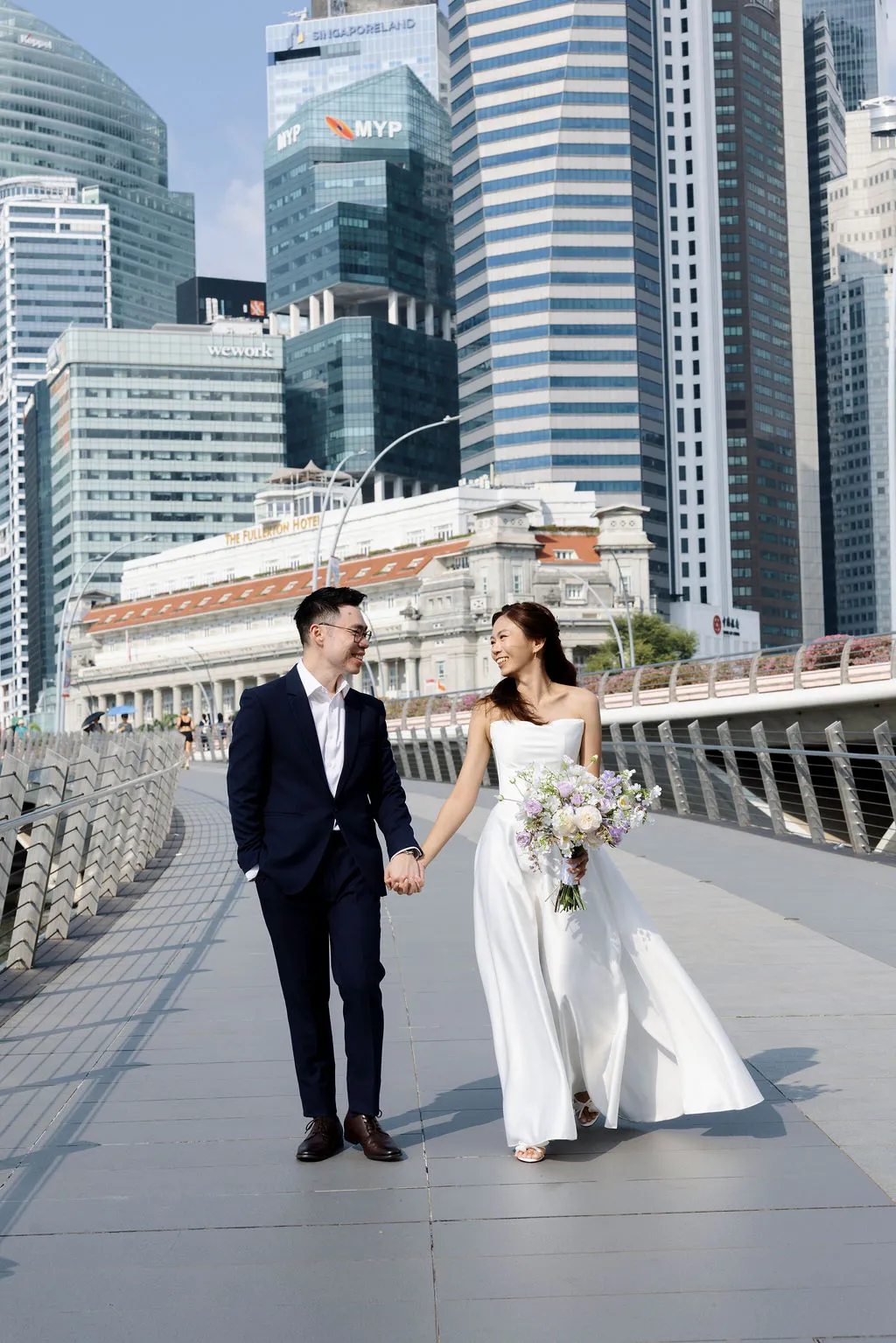 BRIDE IN WEDDING GOWN FROM K GOWN'S READY-TO-WEAR COLLECTION