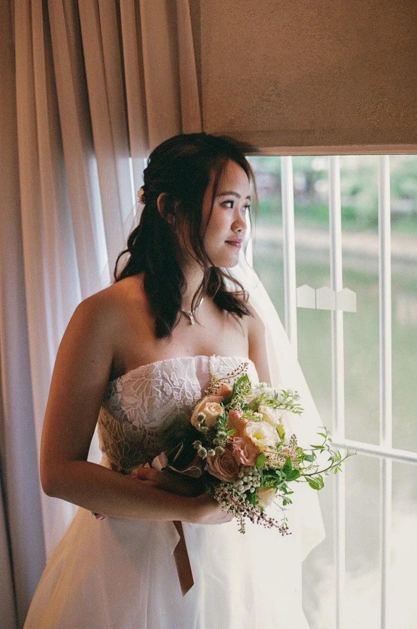 CUSTOM WEDDING DRESS SINGAPORE 19 SINGAPORE BRIDAL GOWN EUNICE WEARING HER STRAPLESS LACE WEDDING GOWN FROM K GOWN SINGAPORE